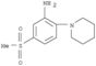 Benzenamine,5-(methylsulfonyl)-2-(1-piperidinyl)-