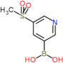 B-[5-(Methylsulfonyl)-3-pyridinyl]boronic acid