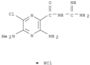 2-Pyrazinecarboxamide,3-amino-N-(aminoiminomethyl)-6-chloro-5-(dimethylamino)-, hydrochloride (1:1)