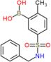 [5-(benzylsulfamoyl)-2-methyl-phenyl]boronic acid