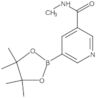 N-Methyl-5-(4,4,5,5-tetramethyl-1,3,2-dioxaborolan-2-yl)-3-pyridinecarboxamide