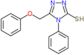 2,4-Dihydro-5-(phenoxymethyl)-4-phenyl-3H-1,2,4-triazole-3-thione