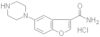 5-(1-Piperazinyl)-2-benzofurancarboxamide hydrochloride