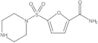 5-(1-Piperazinylsulfonyl)-2-furancarboxamide