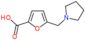 5-(pyrrolidin-1-ylmethyl)furan-2-carboxylic acid