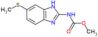 methyl [6-(methylsulfanyl)-1H-benzimidazol-2-yl]carbamate