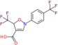 5-(trifluoromethyl)-2-[4-(trifluoromethyl)phenyl]-5H-isoxazole-4-carboxylic acid