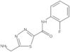 5-(Aminomethyl)-N-(2-fluorophenyl)-1,3,4-thiadiazole-2-carboxamide