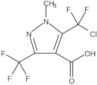 5-(Chlorodifluoromethyl)-1-methyl-3-(trifluoromethyl)-1H-pyrazole-4-carboxylic acid