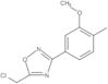 5-(Chloromethyl)-3-(3-methoxy-4-methylphenyl)-1,2,4-oxadiazole