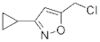 Isoxazole, 5-(chloromethyl)-3-cyclopropyl- (9CI)