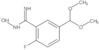 5-(Dimethoxymethyl)-2-fluoro-N-hydroxybenzenecarboximidamide