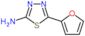 5-(furan-2-yl)-1,3,4-thiadiazol-2-amine