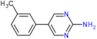 5-(3-Methylphenyl)-2-pyrimidinamine