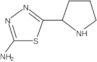 5-(2-Pyrrolidinyl)-1,3,4-thiadiazol-2-amine