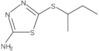 5-[(1-Methylpropyl)thio]-1,3,4-thiadiazol-2-amine