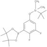 2-[5-[[(1,1-Dimethylethyl)dimethylsilyl]oxy]-2,3-difluorophenyl]-4,4,5,5-tetramethyl-1,3,2-dioxabo…