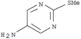 5-Pyrimidinamine,2-(methylthio)-