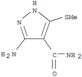 1H-Pyrazole-4-carboxamide,3-amino-5-(methylthio)-