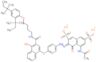 disodium (3Z)-5-(acetylamino)-3-[2-(4-{[3-({4-[2,4-bis(2-methylbutan-2-yl)phenoxy]butyl}carbamoyl)-4-hydroxynaphthalen-1-yl]oxy}phenyl)hydrazinylidene]-4-oxo-3,4-dihydronaphthalene-2,7-disulfonate