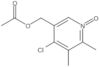 3-Pyridinemethanol, 4-chloro-5,6-dimethyl-, 3-acetate, 1-oxide