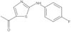 1-[2-[(4-Fluorophenyl)amino]-5-thiazolyl]ethanone