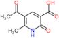 5-acetyl-6-methyl-2-oxo-1,2-dihydropyridine-3-carboxylic acid