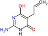 2-amino-6-hydroxy-5-(prop-2-en-1-yl)pyrimidin-4(3H)-one