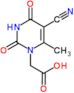 2-(5-cyano-6-methyl-2,4-dioxo-pyrimidin-1-yl)acetic acid