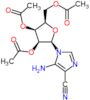 [(2R,3S,4S,5R)-3,4-diacetoxy-5-(5-amino-4-cyano-imidazol-1-yl)tetrahydrofuran-2-yl]methyl acetate