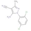 1H-Pyrazole-4-carbonitrile, 5-amino-1-(2,5-dichlorophenyl)-3-methyl-