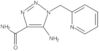 5-Ammino-1-(2-piridinilmetil)-1H-1,2,3-triazolo-4-carbossamide