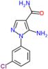5-amino-1-(3-chlorophenyl)-1H-pyrazole-4-carboxamide