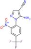 5-amino-1-[2-nitro-4-(trifluoromethyl)phenyl]-1H-pyrazole-4-carbonitrile