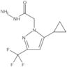 5-Cyclopropyl-3-(trifluoromethyl)-1H-pyrazole-1-acetic acid hydrazide