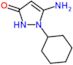 5-amino-1-cyclohexyl-1,2-dihydro-3H-pyrazol-3-one