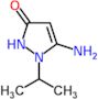 5-amino-1-(propan-2-yl)-1,2-dihydro-3H-pyrazol-3-one