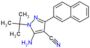 5-amino-1-tert-butyl-3-naphthalen-2-yl-1H-pyrazole-4-carbonitrile