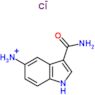 3-carbamoyl-1H-indol-5-aminium chloride