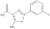 5-Amino-2-(3-fluorophenyl)-4-oxazolecarboxamide