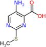 5-amino-2-(methylsulfanyl)pyrimidine-4-carboxylic acid