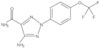 5-Amino-2-[4-(trifluoromethoxy)phenyl]-2H-1,2,3-triazole-4-carboxamide