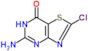 5-amino-2-chloro[1,3]thiazolo[4,5-d]pyrimidin-7(6H)-one