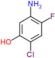 5-amino-2-chloro-4-fluorophenol