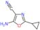 4-Oxazolecarbonitrile,5-amino-2-cyclopropyl-(9CI)