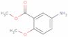 Benzoic acid, 5-amino-2-methoxy-, methyl ester