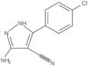 3-Amino-5-(4-chlorophenyl)-1H-pyrazole-4-carbonitrile