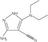 3-Amino-5-(diethylamino)-1H-pyrazole-4-carbonitrile