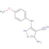 1H-Pyrazole-4-carbonitrile, 3-amino-5-[(4-methoxyphenyl)amino]-