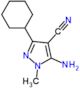 5-amino-3-cyclohexyl-1-methyl-1H-pyrazole-4-carbonitrile